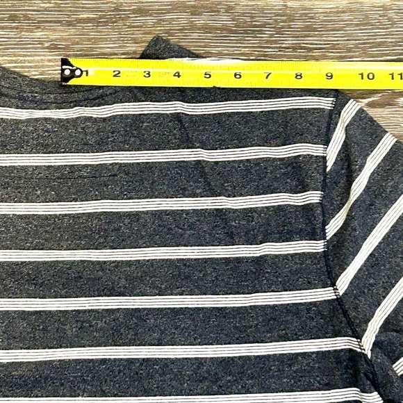 Crew Neck Jersey Preppy Navy Stripes Size XL - Picture 8 of 10